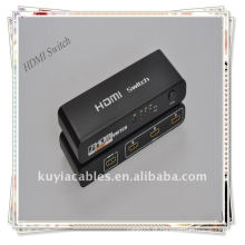 Splitter quente do interruptor da porta da venda 3 HDMI para HDTV HD 1080P